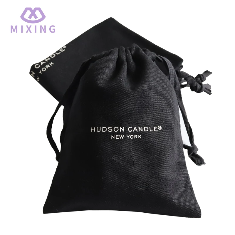 검은면 캔버스 먼지 가방