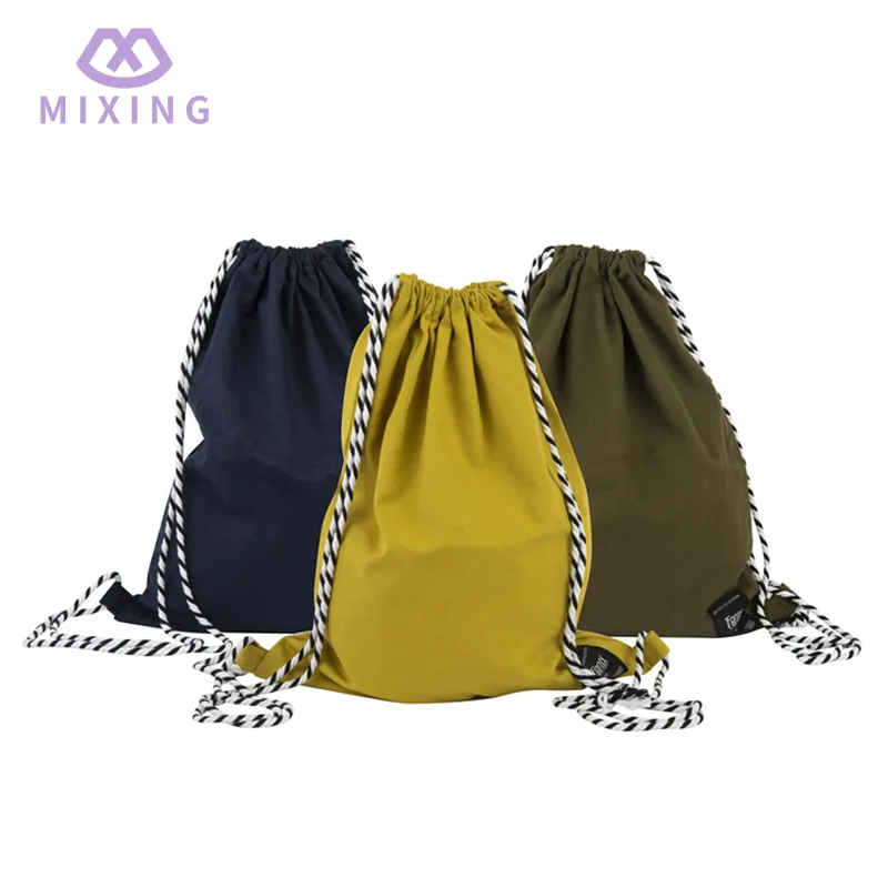 캔버스 드로 스트링 배낭