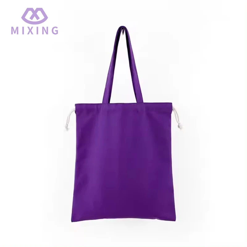 캔버스 드로스트링 숄더 토트백